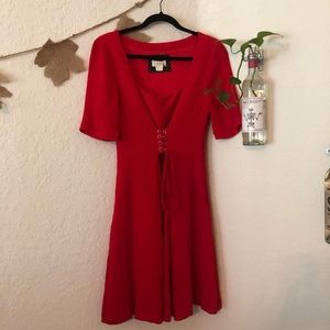 Maeve by Anthropology Red Dress